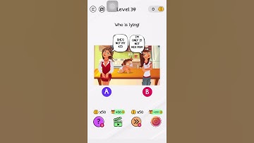Braindom Level 39 Who is lying!