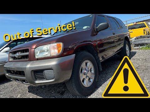Out of Service! Sideways Steering! Nissan Pathfinder 3.3 VG33E