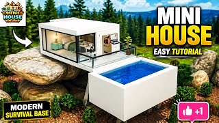 Minecraft Mini Modern House 🏠 | Easy Survival Base Tutorial (Step-by-Step)