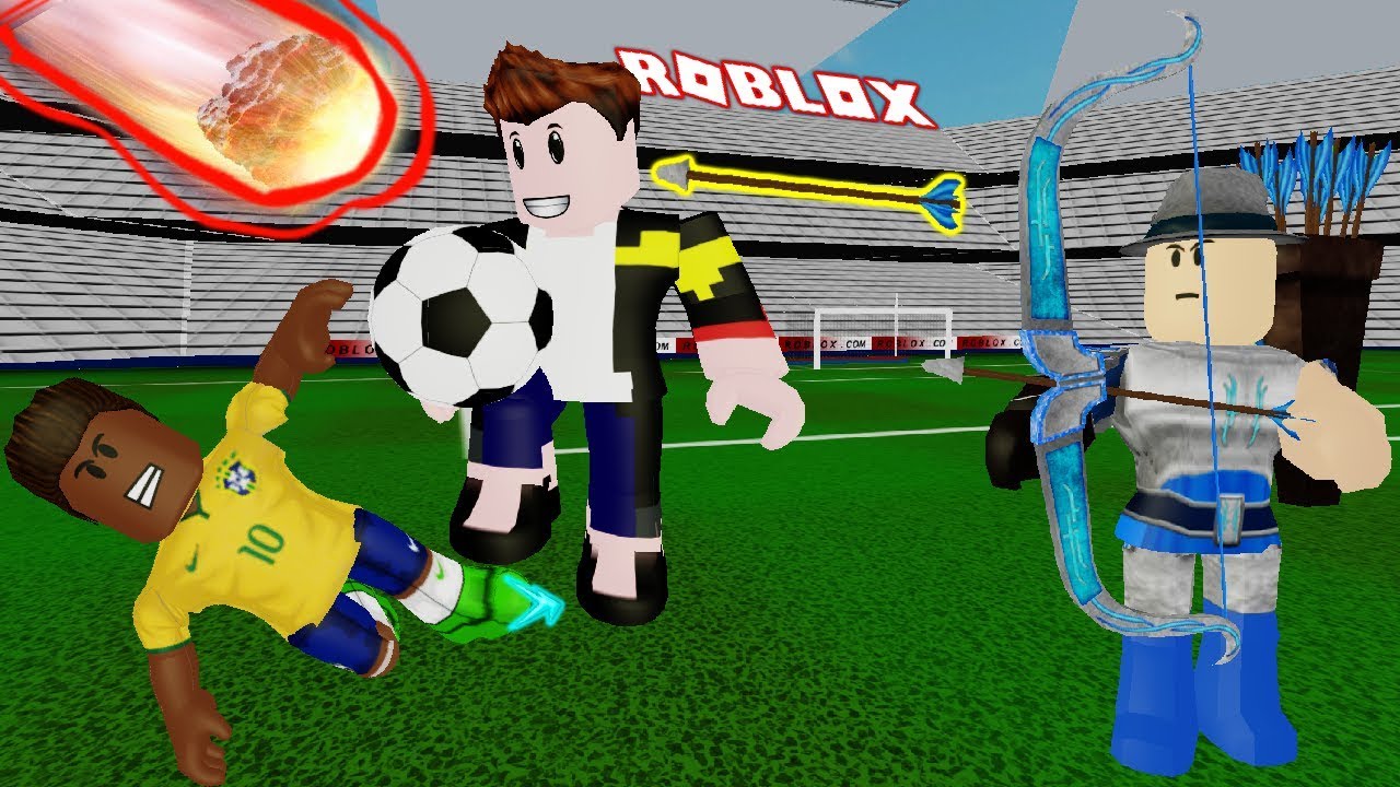 Futebol Com Super Poderes No Roblox Youtube - viramos jogadores de futebol com poderes no roblox youtube