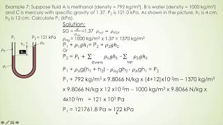 Chapter 3.4 How to Calculate Pressure in A Manometer Using Manometer Rule