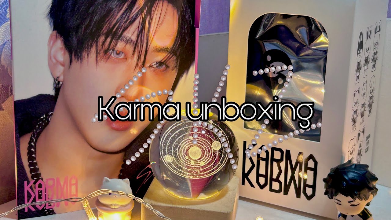 🏅 | распаковка альбомов Stray Kids - KARMA (skzoo & accordion ver.) | unboxing skz albums 🌠