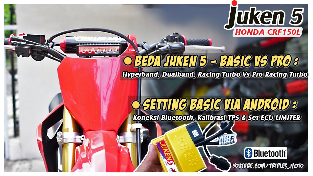 About the 4 Series ECU BRT Juken 5 for CRF150L & Basic Settings