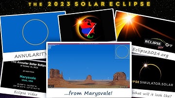 The Annular Solar Eclipse of October 14, 2023 from Marysvale, UT