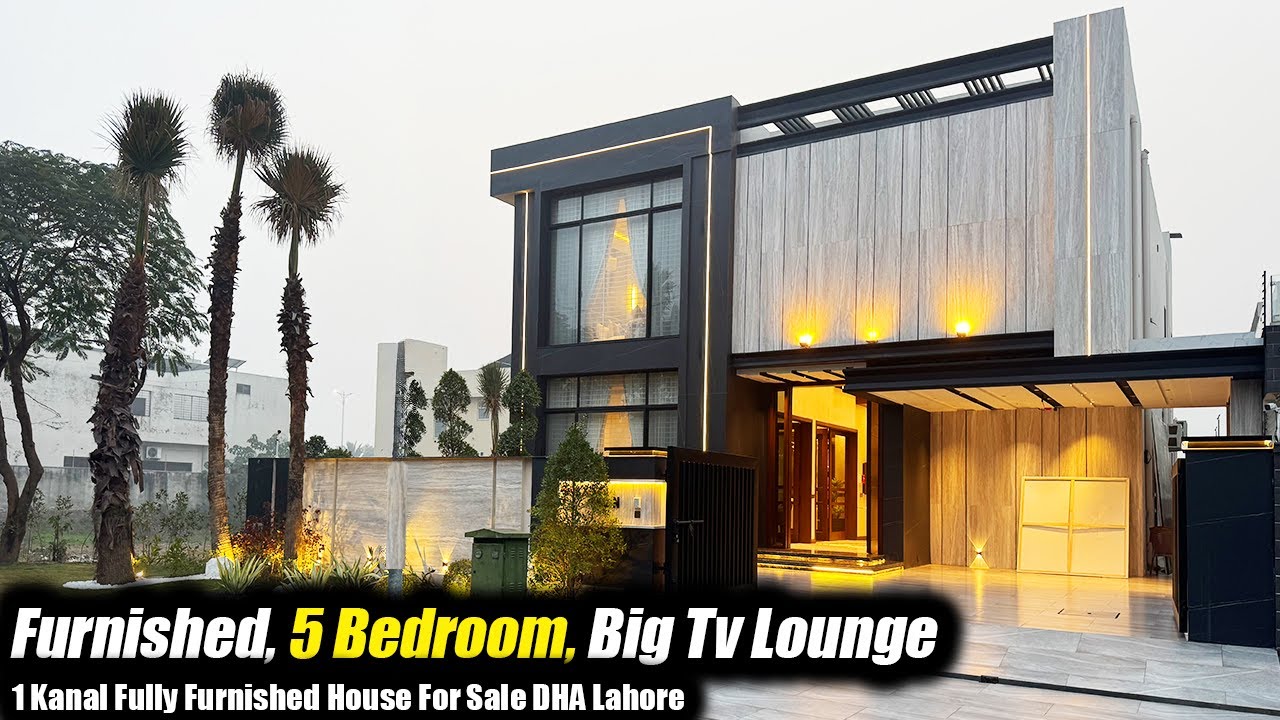 Fully Furnished 1 Kanal Ultra Modern Design House For Sale In DHA Phase 6 Lahore