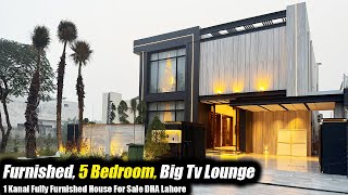 Fully Furnished 1 Kanal Ultra Modern Design House For Sale In DHA Phase 6 Lahore