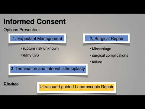 Uterine Dehiscence: A Laparoscopic Uterine Repair in Early Pregnancy