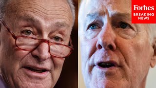 'This Is No Way To Run A Railroad Much Less The US Senate': John Cornyn Tears Into Chuck Schumer