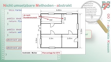 Objektorientierung 7 - abstrakte Klassen