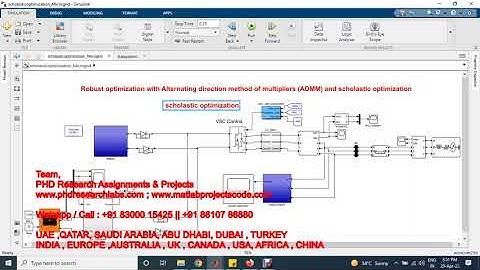 Robust optimization with Alternating direction method of multipliers (ADMM) and stochastic
