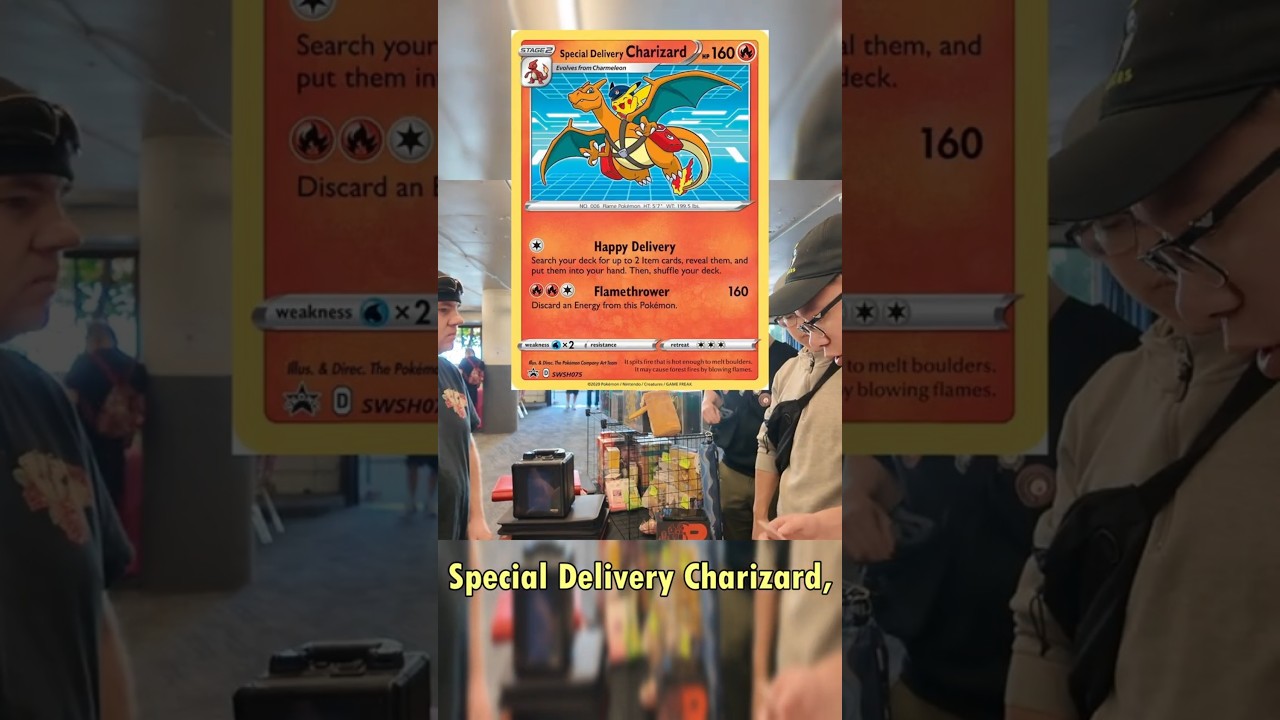 Trading Charizard for Charizard!! | Pokemon Vendor POV 