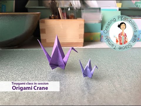 Comment plier une grue d'origami traditionnel