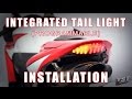 How to install Integrated Tail light on a 07-12 Honda CBR600RR by TST Industries