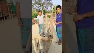 Dingi_Traditional way of Rice Grinding machine by Chakma Community 