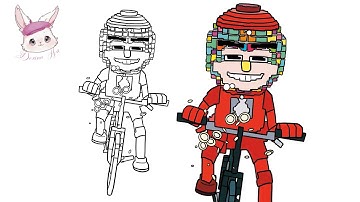 How to draw Chicleteira Bicicleteira from Steal a Brainrot (Roblox) - Step by Step