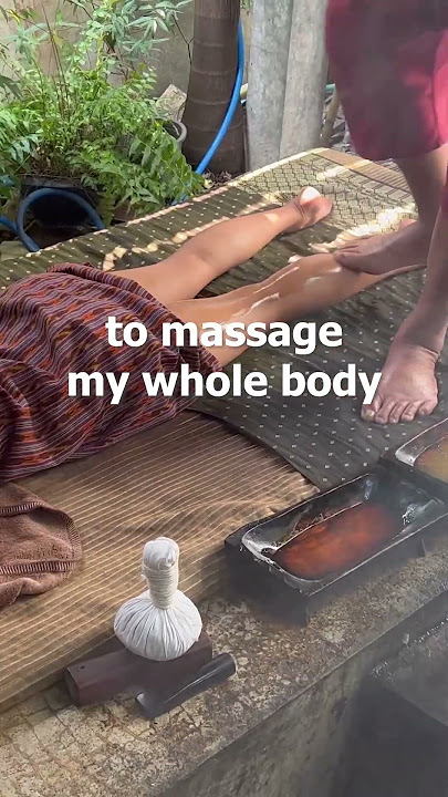 ASMR: The Most INSANE FIRE Full Body Massage #shorts