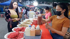 Street Food _ Many People Come to Enjoy The Taste of Local Food