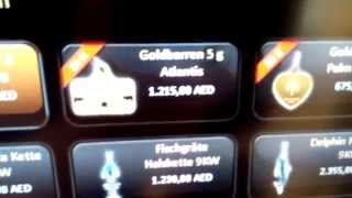 Gold to go Automat - Hotel Atlantis Dubai The Palm