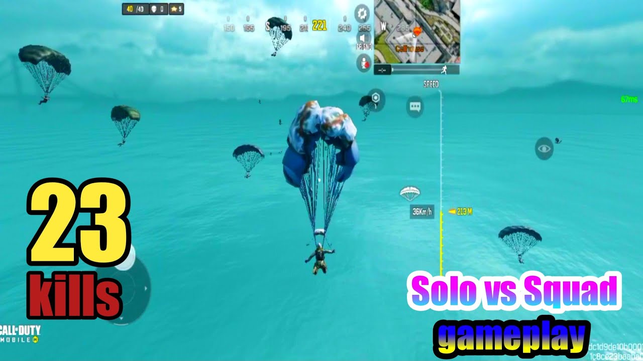 COD Mobile in Best Gameplay Solo vs Squad 23 kills ?