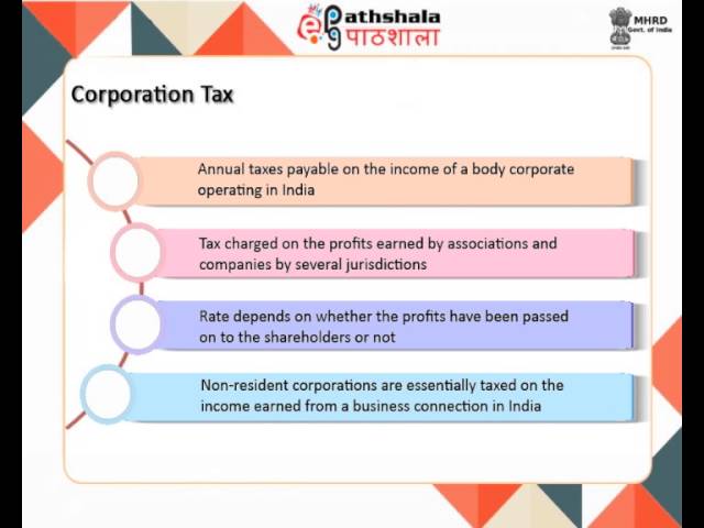 Major taxes in India-II (direct taxes: trends and reform) (ECO)