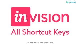 InVision | All shortcuts | Shortcuts and Tips screenshot 5