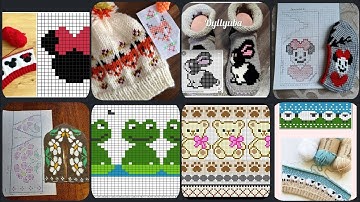 Amazing Graph Pattern For Knitting kids Sweater/Cross Stitch Pattern