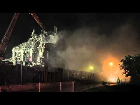 Cass Tech Demolition 7/29 and 8/1