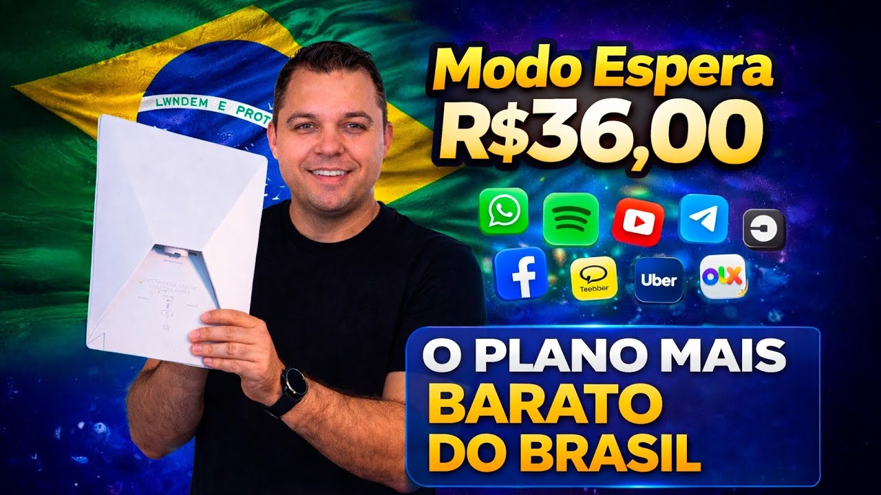 Starlink MODO DE ESPERA R$36: Teste Real com WhatsApp, YouTube, Câmeras, Pix, Apps e Muito Mais!