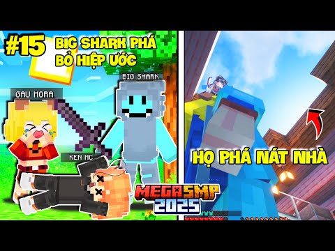 MORA'S HOUSE DESTROYED.. BINH MINH HOI AND BIG SHARK VOID THE TREATY [MINECRAFT MEGA SMP 2025]