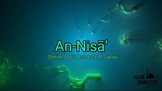 Quran: Surah An-Nisa Surah 4 Full Recitation  Beautiful Quran by Sheikh Sudais  سورة النساء كاملة screenshot 1