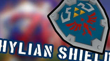 Hylian Shield (low poly speed modeling 3ds max)