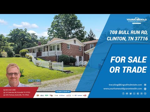 708 Bull Run Rd, Clinton, TN home video tour