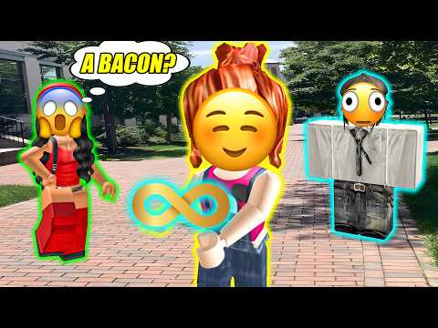 ♾️ I Was A Bacon... But I Had Infinity ✨ TTS Roblox Story
