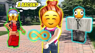 ♾️ I Was A Bacon... But I Had Infinity ✨ TTS Roblox Story
