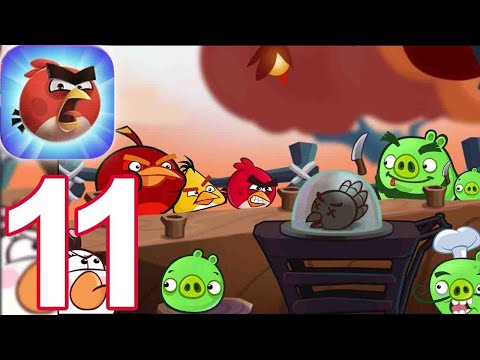 Angry Birds Reloaded - Off The Menu - 1 to 45 - Gameplay Walkthrough Video Part 11 (iOS)