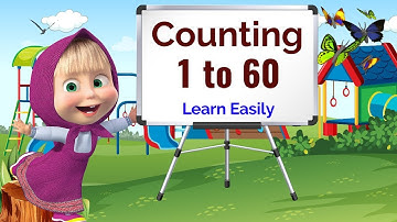 Learn counting 1 to 60, 1 se 60 tak ginti, count 1 to 60, counting one to sixty, recognise Numbers