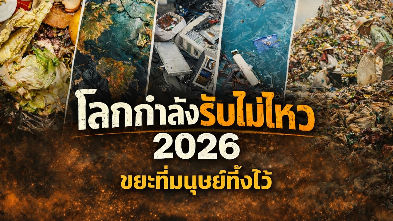 2026 โลกกำลังรับไม่ไหว | วิกฤตขยะที่มนุษย์สร้างขึ้น