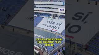 Así se ve la zona restringida en el Cuauhtémoc para el partido de la Selección Mexicana