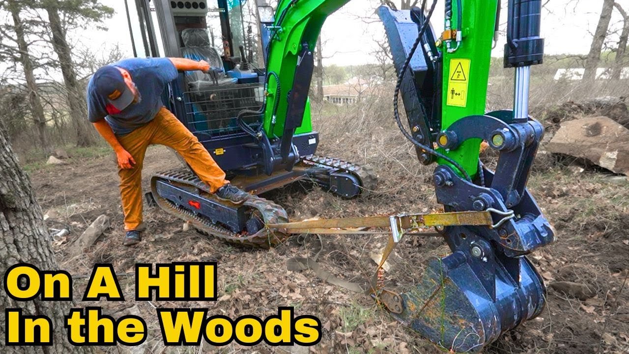 How to Put a Track Back On a Mini Excavator Manually