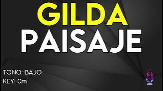 Gilda - Paisaje - Karaoke Instrumental - Bajo