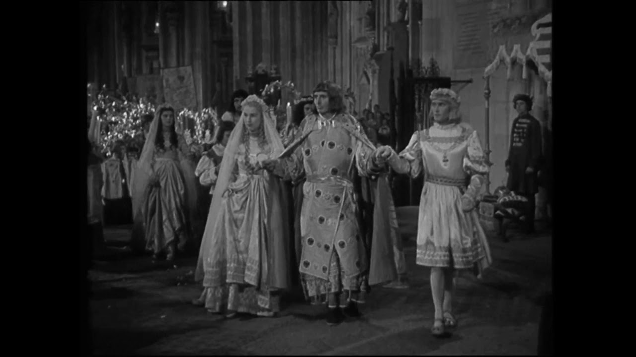 1. April 2000 (1952 movie) - Double Wedding Scene