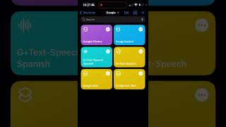 Google APIs and Shortcuts