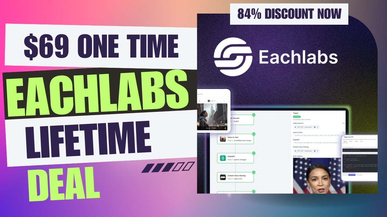♻️🌐♻️ Eachlabs Lifetime Deal | STOP Coding AI from Scratch |$69 ...