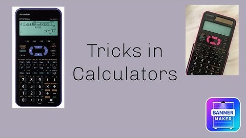Tricks for SHARP Writeview calculators  (Best part at ending)