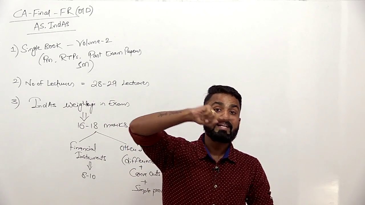 CA FINAL - FR (OLD) CRASH - AS, INDAS - DAY 1 - INTRODUCTION