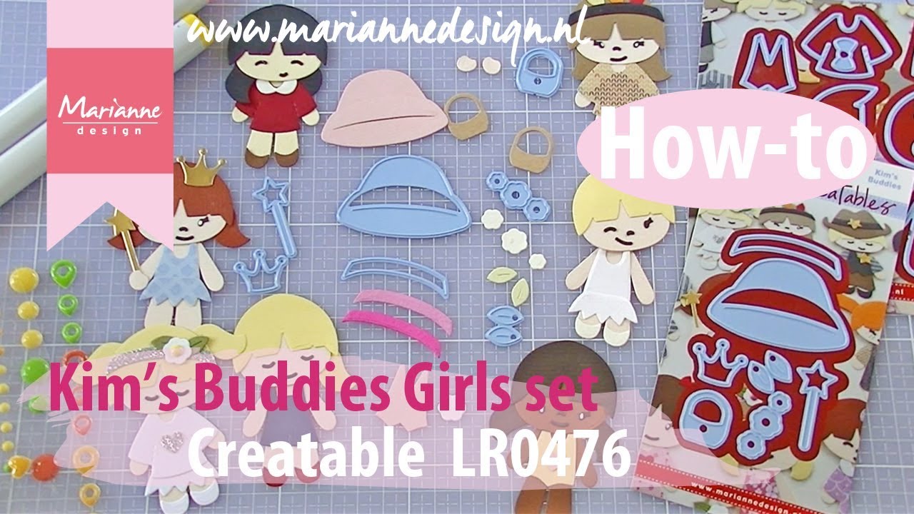 Kim s Buddies by Marianne Design Creatable LR0476 Kim s Buddies by Marianne Design Creatable LR0476