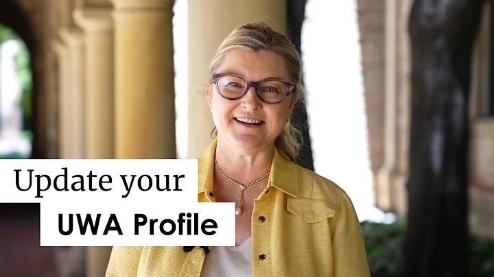 Is your UWA Profile up-to-date?