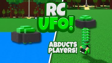 RC UFO!! (ABDUCTS PLAYERS) - Build A Boat For Treasure!