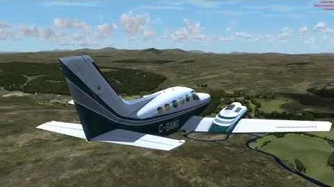 Cessna C421 Golden Eagle, by Alabeo. VFR: (EGPE-EGPB) Scotland!