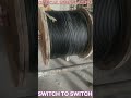 Optical fibre Cable laying|| OFC || Switch to Switch#Ofc#cctv #elvwork#shorts